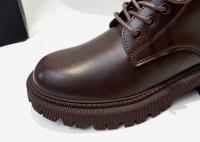Ocio Chelsea nieve mujer invierno nuevos zapatos de tobillo de plataforma de tacón medio botas de moto de piel cálidas - details 3