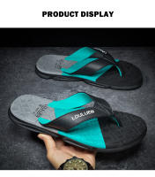 Nueva playa chanclas de los hombres antideslizantes zapatillas exteriores de verano pellizcar pies sandalias de los hombres tendencia casual sandalias - details 8