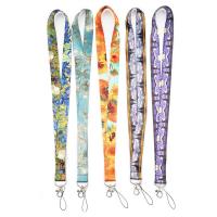 Cordón con certificado de la serie de arte, accesorios para teléfono móvil, correas para colgar, correa para el cuello, Van Gogh - details 0