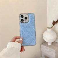 Funda protectora completa anticaída para teléfono iPhone, funda Simple de felpa de Color sólido adecuada para iPhone 14, 15, 13, 12 Pro Max, Otoño e Invierno - details 7