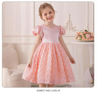 Princesa para niñas, vestido de presentadora de tul hinchado para niños, vestido de actuación de piano con tutú para fiesta de cumpleaños para niña - details 7