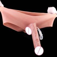 Empaque privado Sexy SXXY Realista Pantalones con consolador grande eyaculador de silicona para mujer lesbiana Strapon Consolador sólido Estimulador de punto G Juguetes sexuales para - details 7