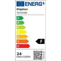 Lámpara LED de Espejo 24W 1170LM Lámpara de espejo Aplique Blanco Frio 5500K Luz natural para Espejo Muebles de Maquillaje Aparato Montado en la Pared, Negro, 80CM - details 8