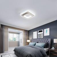 Goeco Lámpara de Techo Cuadrada Moderna Iluminación Nórdica de 21W Lentes LED Montaje Semi-flush - details 4
