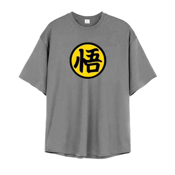 Muscleguys-Camiseta de manga de cinco cuartos para hombre, Camiseta holgada de talla grande, cuello redondo, informal, Fitness, Verano - 1
