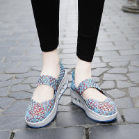 Mocasines de plataforma para mujer, zapatillas cómodas sin cordones, zapatos ligeros para caminar, gris, trabajo, mecedoras largas horas - details 26