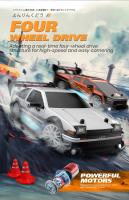 Coche de Drift RC 4WD de Alta Velocidad Control Remoto 2.4G Juguete de Carreras para Niños - details 4