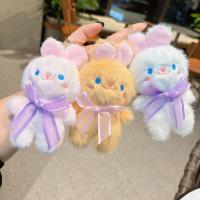 Llavero de conejito lindo de moda muñeca de juguete de peluche muñeca de adornos colgantes - details 2