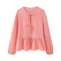 Conjunto de blusa y pantalones de estilo casual y holgado para mujer, otoño 2025 - details 1