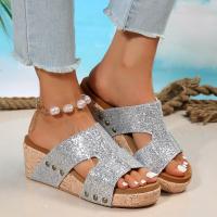 zapatos de zapatilla de tacón de cuña de verano para mujer - details 5