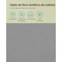 Sillas Plegables de Jardín, Juego de 4, Silla de Exterior con Marco de Metal, Respaldo Reclinable en 8 Ángulos, Carga de 150 kg, Gris GCB30GY - details 6