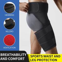 Prevención de tensión muscular de piernas, cadera con protección, ejercicio de Fitness, ciclismo masculino y femenino, correr, protección de rodilla - details 4