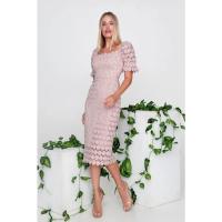 Nueva falda de viajero de estilo de encaje a la moda, vestido de longitud media envolvente en el pecho de Color sólido con cintura media de tres colores - details 16