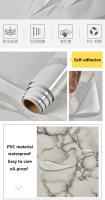Pegatinas de Pared de Vinilo de Mármol Impermeable Adhesivo de Superficie de Armario de Cocina para Countertops Decalques de Iluminación y Decoración - details 4