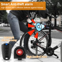 Wireless Bike Vibration Alarm 115dB Waterproof USB Charging Remote Control Motorcycle Electric Bicycle Security Burglar Alarm - details 5