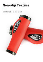 CXWXC empuñaduras de cuero para manillar de bicicleta de montaña, cubierta de Gel de silicona líquida, antideslizante, absorción de impactos, bloqueable - details 2