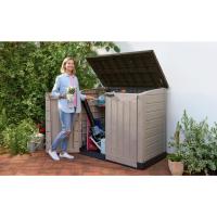 Cobertizo de jardín Exterior, Capacidad 880L, Color Topo/Beige, 132 x 71,5 x 113,5 cm - details 25