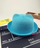 Gorra para niños, decoración de orejas para niños de verano, sombrero de Panamá ppy para niño sólido - details 16