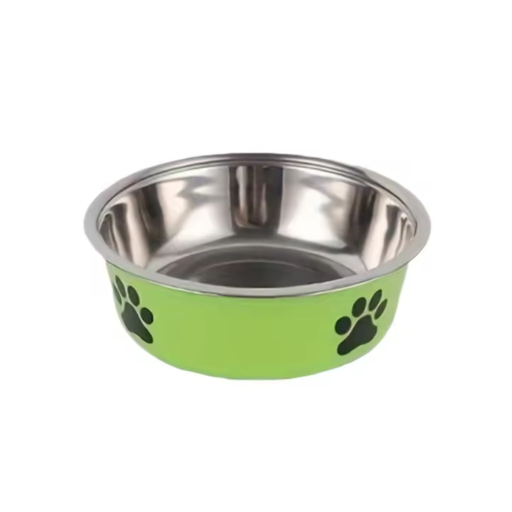 Bol para Mascotas de Acero Inoxidable No Resbaladizo para Perros y Gatos - 1