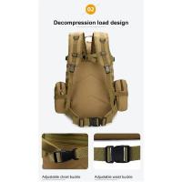 Mochila táctica de 50L Impermeable, para hombre, ideala para senderismo, escalada, pesca, portátil para ordenador de viaje - details 3