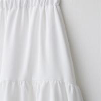 PB & ZA2025 falda acampanada de cintura alta con cintura elástica, falda larga informal que combina con todo, novedad de verano, ropa de mujer - details 4