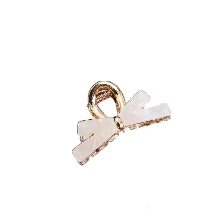 Pinza para el pelo con lazo geométrico a la moda, tocado con horquilla, Clip de tiburón de acetato, accesorios coloridos para el cabello, Clip para agarrar el pelo en la parte posterior de la cabeza - 1