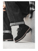 Nuevos zapatos de cuero casuales anti-terciopelo que aumentan los zapatos bajos - details 3