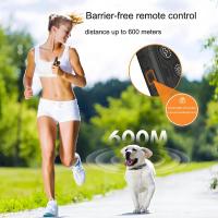 Collar de adiestramiento portátil para perros, sonido, vibración, choque, LCD en color, carga USB, collar con tapón de corteza impermeable - details 2