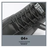 Nuevos zapatos de seguridad para el trabajo transpirables, plantillas de Eva cómodas y versátiles a la moda, zapatos superiores de goma para hombres, zapatillas de deporte para hombres, resistentes al desgaste - details 10