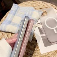 Funda Magnética Transparente Mate Ultra-Delgada Carga Inalámbrica Magsafe - details 3