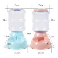 Pet Food Feeder And Water Feeder Self-dispensing Set Pet Feeders For Cats Pet Feeders For Cats Water And Food - details 2