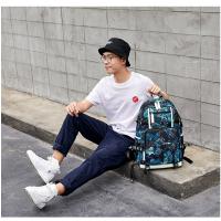 Mochila de Hombro para Hombres Estudiantes Impresada Impermeable Ideal para Viajes al Aire Libre - details 16