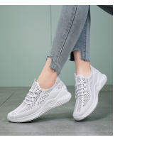 Zapatillas de running ligeras de malla con suela blanda para mujer, zapatillas deportivas informales huecas y transpirables - details 19
