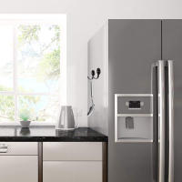 Ganchos Magnéticos Fuertes Colgado de Puerta Delantera Negra Organizador de llaves para Cocina y Nevera Soporte de 11lb - details 9