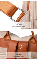Mochila ligera informal para mujer, mochila de viaje antirrobo, Mochila pequeña de moda simple, mochila de nailon impermeable - details 28