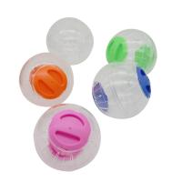 Pelota de plástico transparente para correr para hámster, juguete de ejercicio para entrenamiento de ratas gerbiles, ratones pequeños para roedores, 1 unidad - details 6