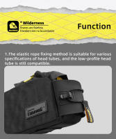 Rhinowalk-bolsa grande para tubo superior de bicicleta, paquete de bicicleta Extra largo resistente al agua para MTB y bicicleta de carretera con longitud de marco de 18 pulgadas o más - details 10