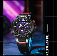 Reloj de Pulsera Deportivo SMAEL con Movimiento de Cuarzo y LED Alarma Militar para Hombres Resistente al Agua Material TPU+Plástico Bucle de 210mm - details 13