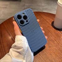 Fundas de Protección Transpirables de Malla de Lujo para Verano con Diseño de Bloques de Colores y Antigolpes para iPhone 15, 14, 13, 12, 11 Pro Max y 15 Plus - Accesorio para Teléfono - details 10