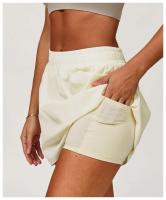 Pantalones cortos deportivos de cintura alta para mujer, faldas deportivas de Yoga Fiess, falda de tenis de Golf para correr de secado rápido, ropa de verano - details 0