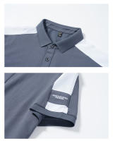 Polos de Verano de Algodón 100% Camiseta de Cuello Elegante para Hombres Manga Corta Alta Calidad - details 6