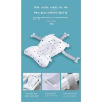 Asiento de baño para bebé, alfombrilla de apoyo plegable para bañera de bebé, almohadilla y silla para bañera de recién nacido, almohada antideslizante para bebé, cojín suave y cómodo para el cuerpo - details 3