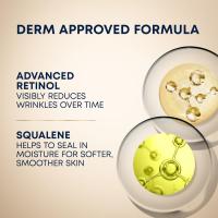 RoC Retinol Correxion Crema de noche antienvejecimiento para arrugas profundas, hidratante facial diario con manteca de karité, ácido glicólico y escualano, tratamiento para el cuidado de la piel, 1 onza (la embalaje puede variar) - details 4