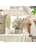 Funda de Lino con Patrón Geométrico para sofá, cobertor decorativo para Sala de Estar, Jardín y Coche, 4 unidades - details 4
