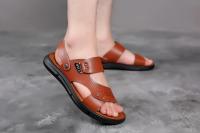 Sandalias de verano para hombre, cómodas sandalias de cuero con plataforma para exteriores, suela suave antideslizante, zapatos informales de trekking para verano, zapatos de playa para niño - details 26