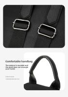 Mochila pequeña de moda para mujer, Mochila De Cuero Negro marrón simple, mini mochila de viaje informal para teléfono, regalos para niñas - details 5