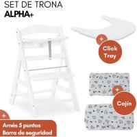 Set de Tronas de Bebé Evolutivas con Bandeja y Cojín de 2 Piezas |   Trona de madera regulable |   Silla Alta para Niños desde 6 Meses con Accesorios - details 15