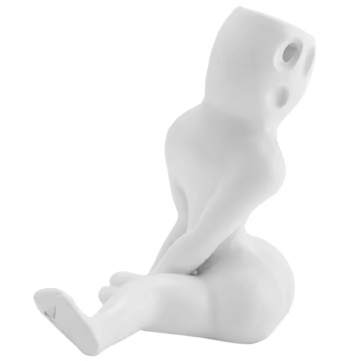 Maceta de fantasma de botín grande, soporte de exhibición de helecho de aire, regalo de broma, divertido - 1