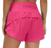 Pantalones cortos deportivos Lo de cintura alta de secado rápido para mujer, ropa deportiva para gimnasio, Yoga, correr,ciclismo - details 24