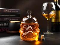 Botella creativa transparente de whisky de cristal, whisky escocés bourbon, vodka, Star Wars, paquete de regalo para hombre - details 2